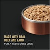 Made with real beef and lamb for a taste dogs love