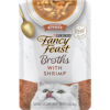 Complemento de alimento húmedo para gatos de sopa de mariscos con carne real de camarones de Fancy Feast® Broths®