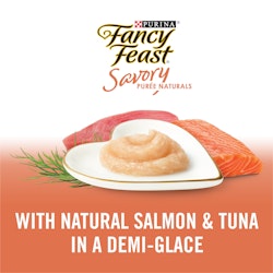 Savory Purée Naturals with Natural Salmon & Tuna in a Demi-Glace