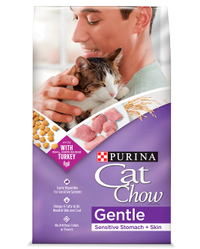 Cat Chow Gentle: estómago y piel sensibles