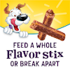 Feed a whole Flavor Stix or break apart