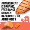 el ingrediente principal es pollo orgánico de granja sin antibióticos