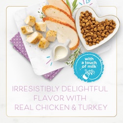 Irresistibly Delightful Flavor With Real Chicken & Turkey