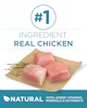 number one ingredient is real chicken