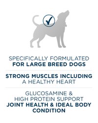 specifically formulated for large breed dogs
