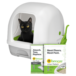 Sistema de caja de arena con cubierta Tidy Cats Breeze