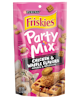 Bocadillos para gatos adultos Friskies Party Mix de waffle y pollo crujiente