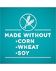 elaborado sin maíz, trigo ni soya