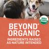 beyond organic ingredients raised as nature intended