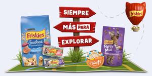 Hay muchas opciones de Friskies