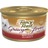 Purina Fancy Feast Gravy Lovers Beef Feast Gourmet Cat Food in Wet Cat Food Gravy 