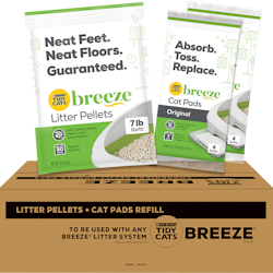 Tidy Cats breeze cat pads and pellets refill bundle pack