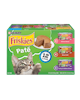 Paquete variado de 12 unidades de alimento húmedo para gatos Friskies paté