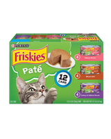 Friskies Pate Wet Cat Food Variety Pack 12 Count 