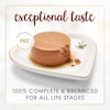 Exceptional taste. 100 percentage complete and balanced for all life stages.