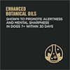 enhanced botanical oils shown to promote alertness and mental sharpness in dogs 7+ within 30 days