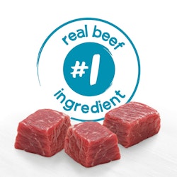 beneful incredibites pate filet mignon real beef number one ingredient