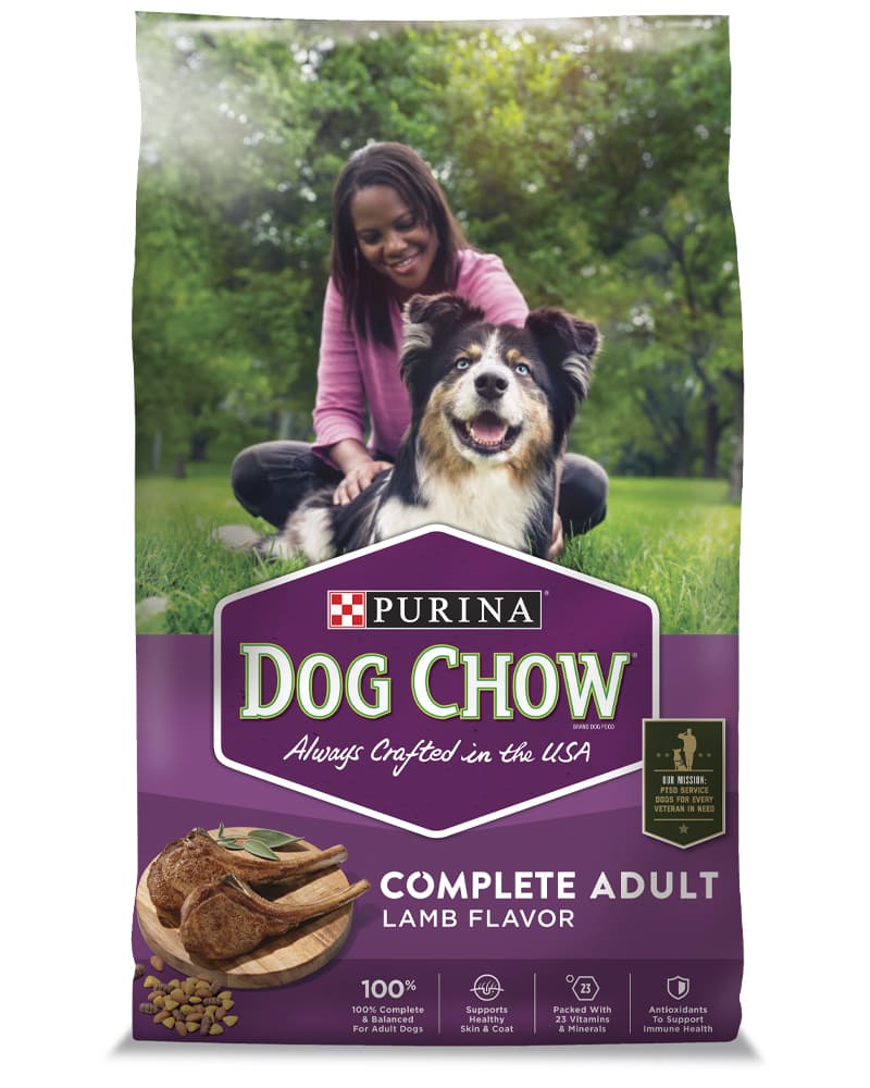Dog Chow Complete Adult Dry Dog Food With Real Lamb | Purina
