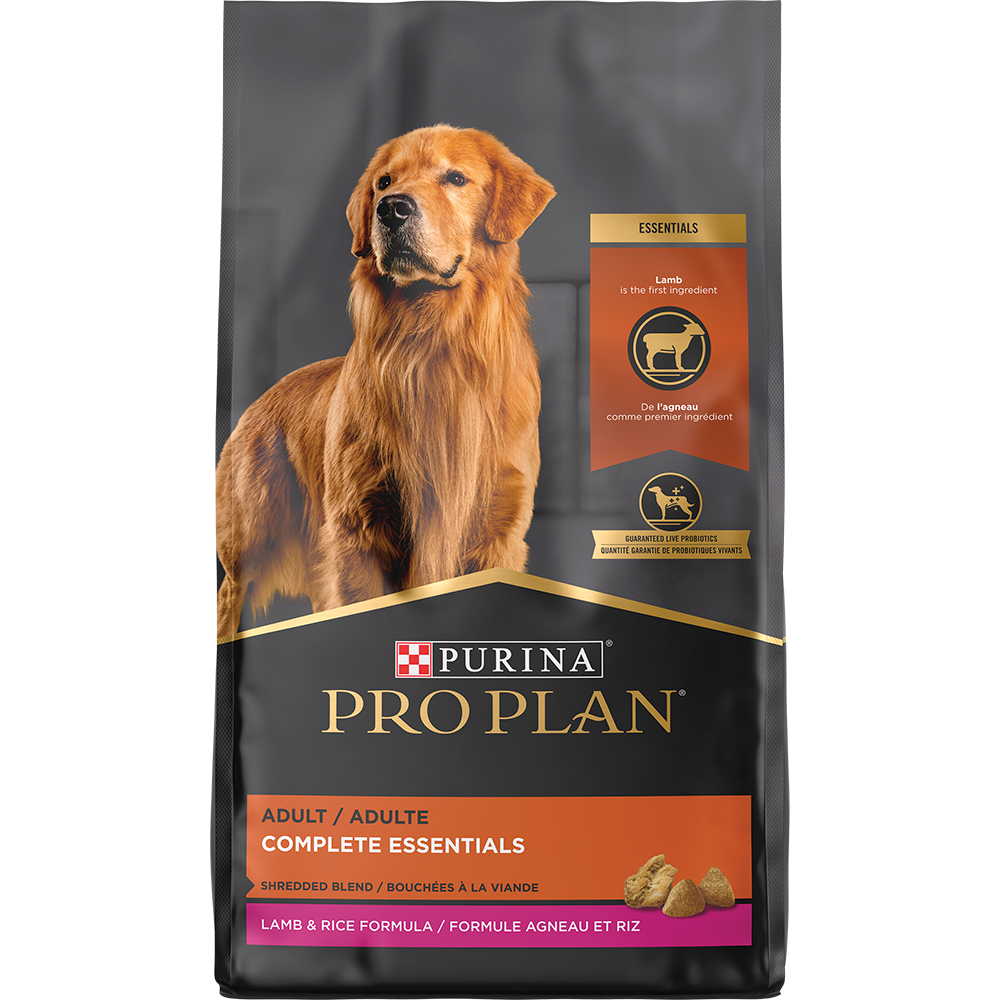 Pro Plan Shredded Blend Lamb Rice Probiotic Dry Dog Food Purina US