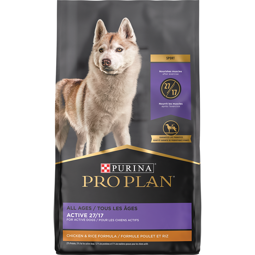 Pro Plan All Ages Sport Active 27/17 High Protein Dog Food Purina