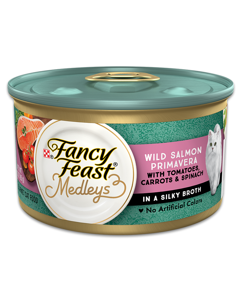 Fancy Feast Elegant Medleys Salmon Primavera Canned Cat Food