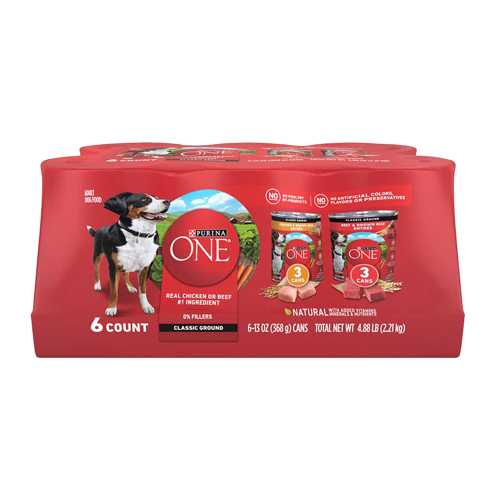 Purina ONE Classic Ground Chicken Beef Variety Pack Purina