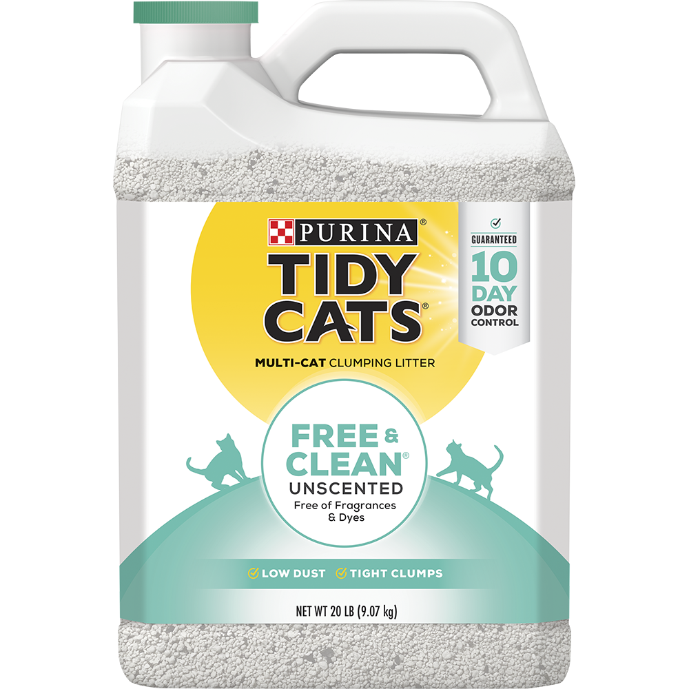 Tidy cats free 2025 and clean unscented