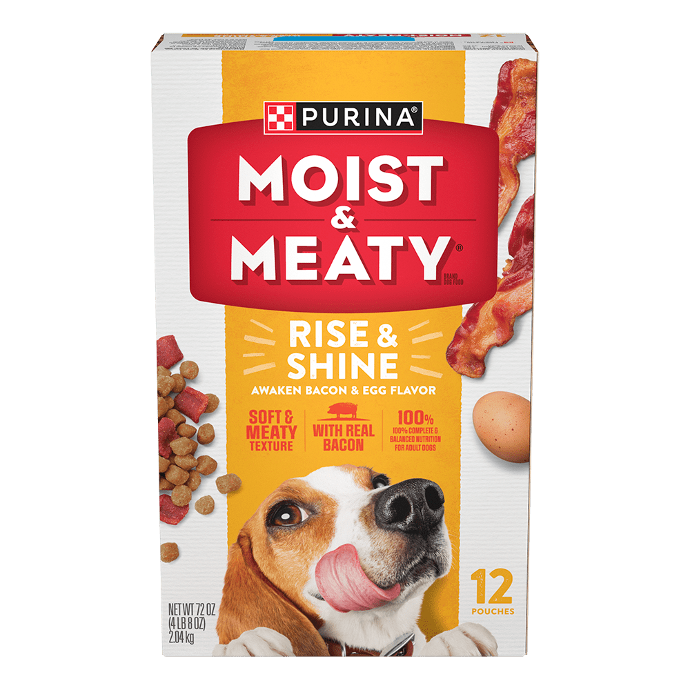 Moist & Meaty Rise and Shine Bacon & Egg Soft Dog Food