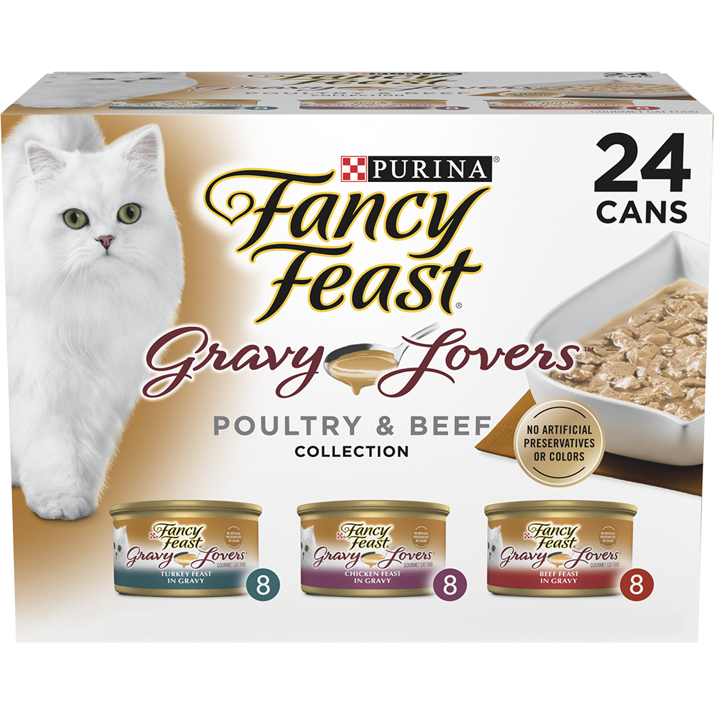 Fancy Feast Gravy Lovers Chicken & Beef Feast In Gravy Canned Cat Food