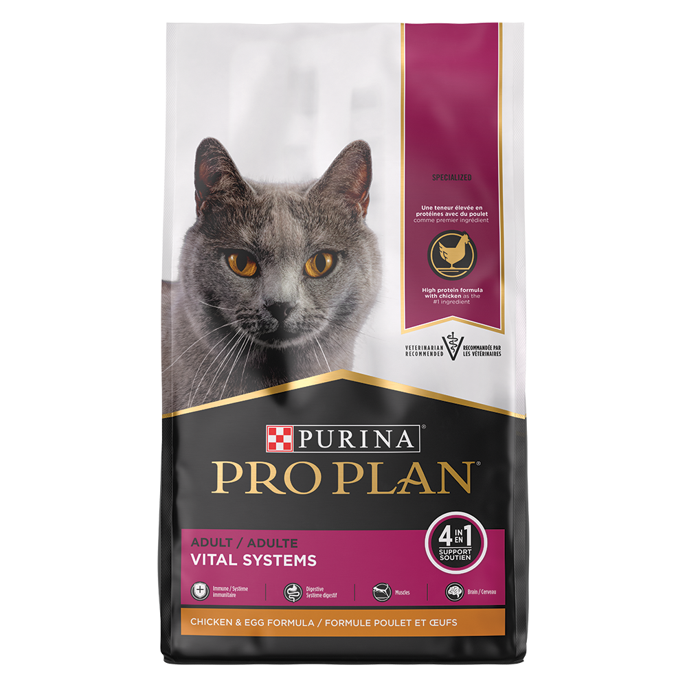 Pro Plan Vital Systems Chicken and Egg Adult Dry Cat Food Purina