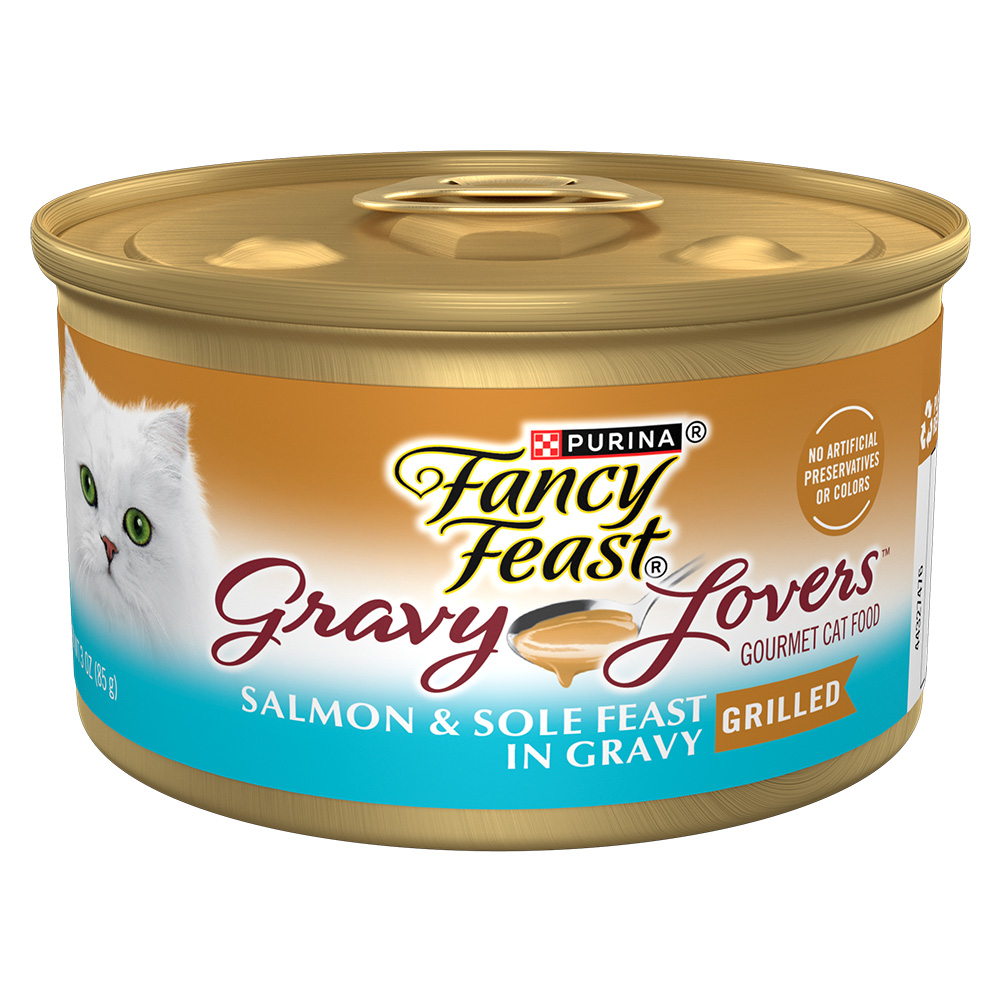 Canned cat food with gravy hot sale