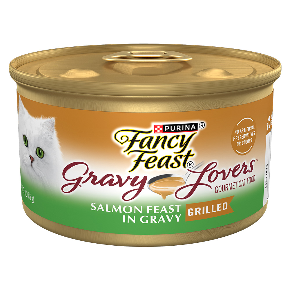 Fancy Feast Gravy Lovers Salmon in Gravy Wet Cat Food Purina