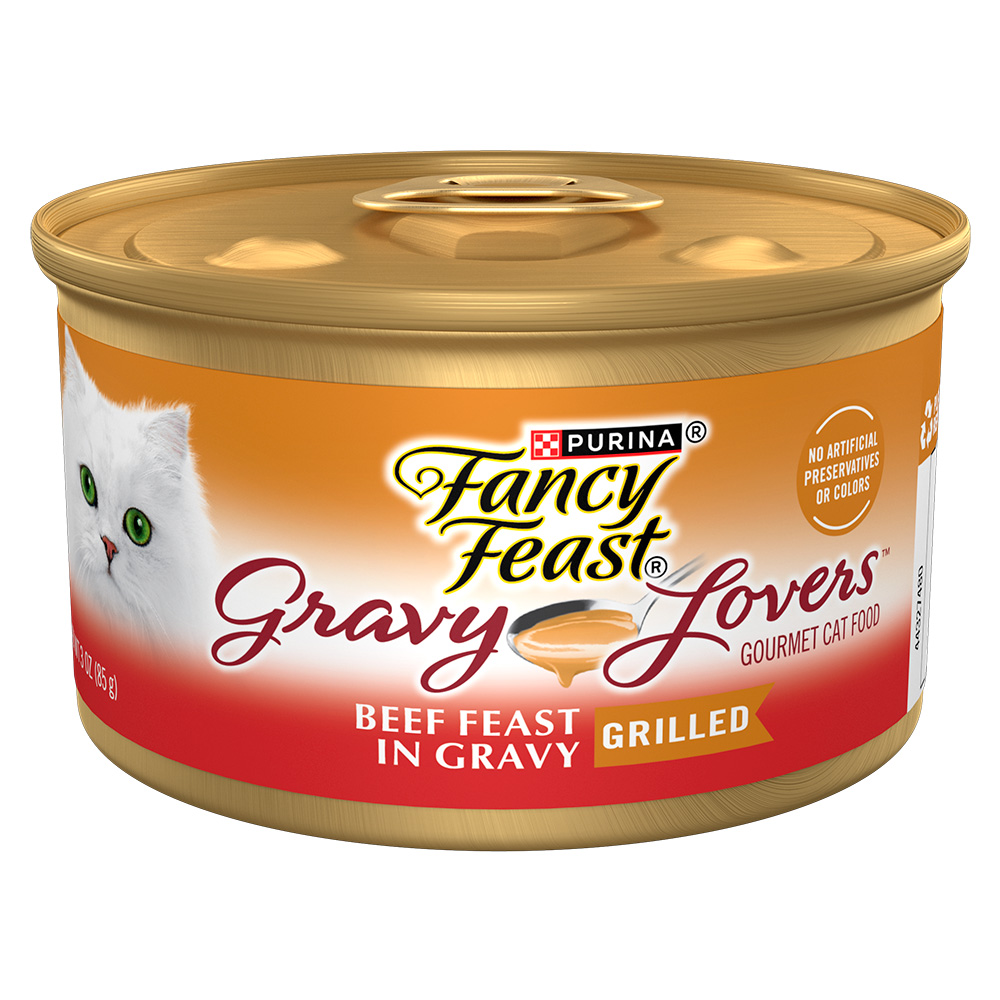 Fancy Feast Gravy Lovers Beef in Gravy Wet Cat Food Purina