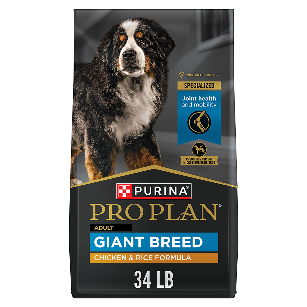 Pro plan giant breed dog food clearance
