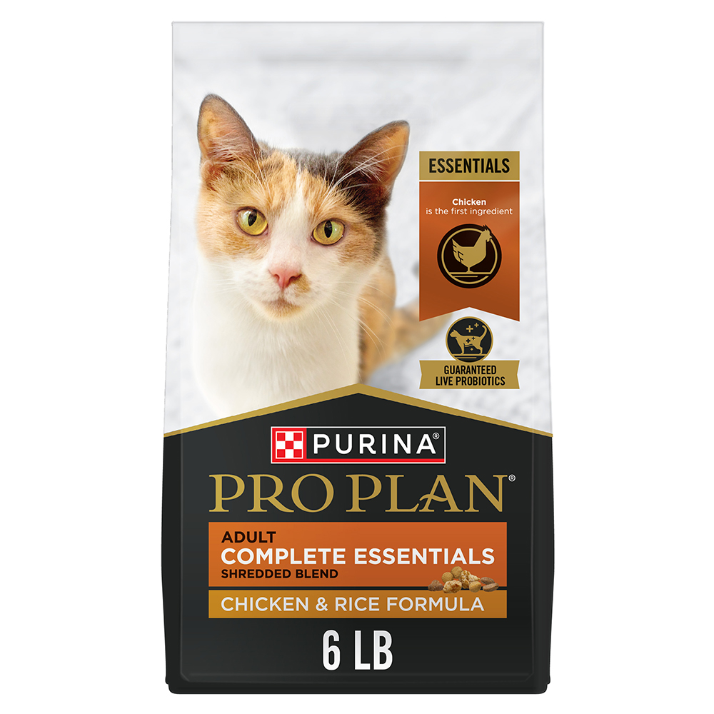 Pro Plan Shredded Blend Chicken Rice Probiotic Cat Food Purina