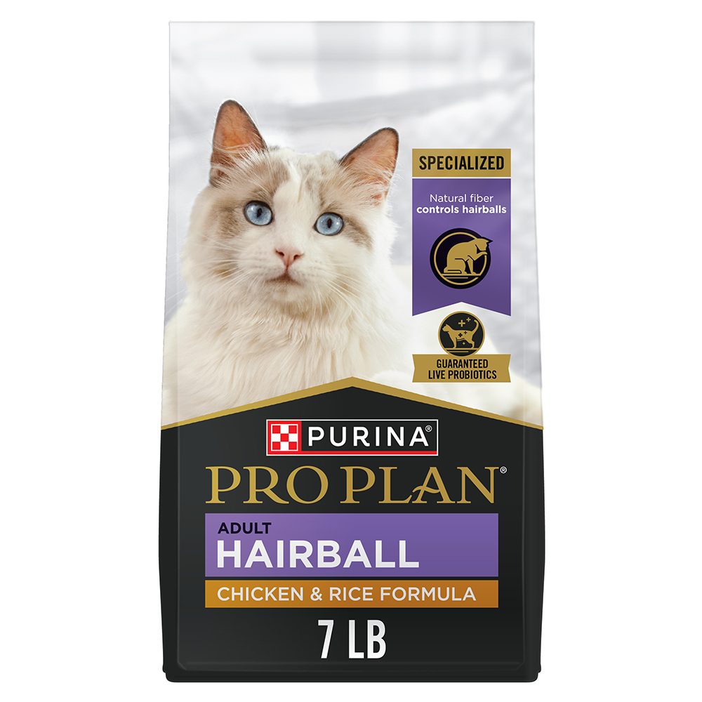 Pro Plan Specialized Hairball Chicken Rice Dry Cat Food Purina