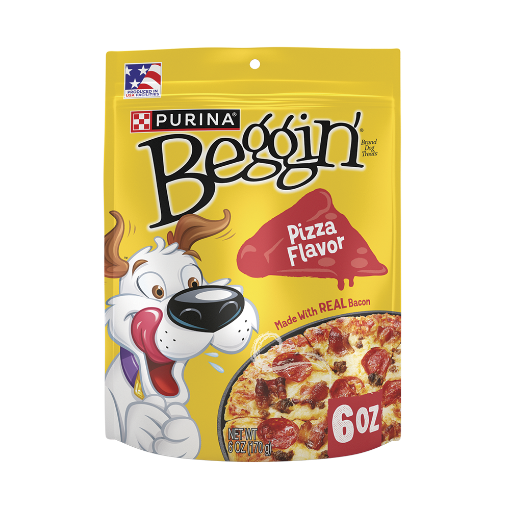 Beggin Pizza Flavored Bacon Dog Treats Purina