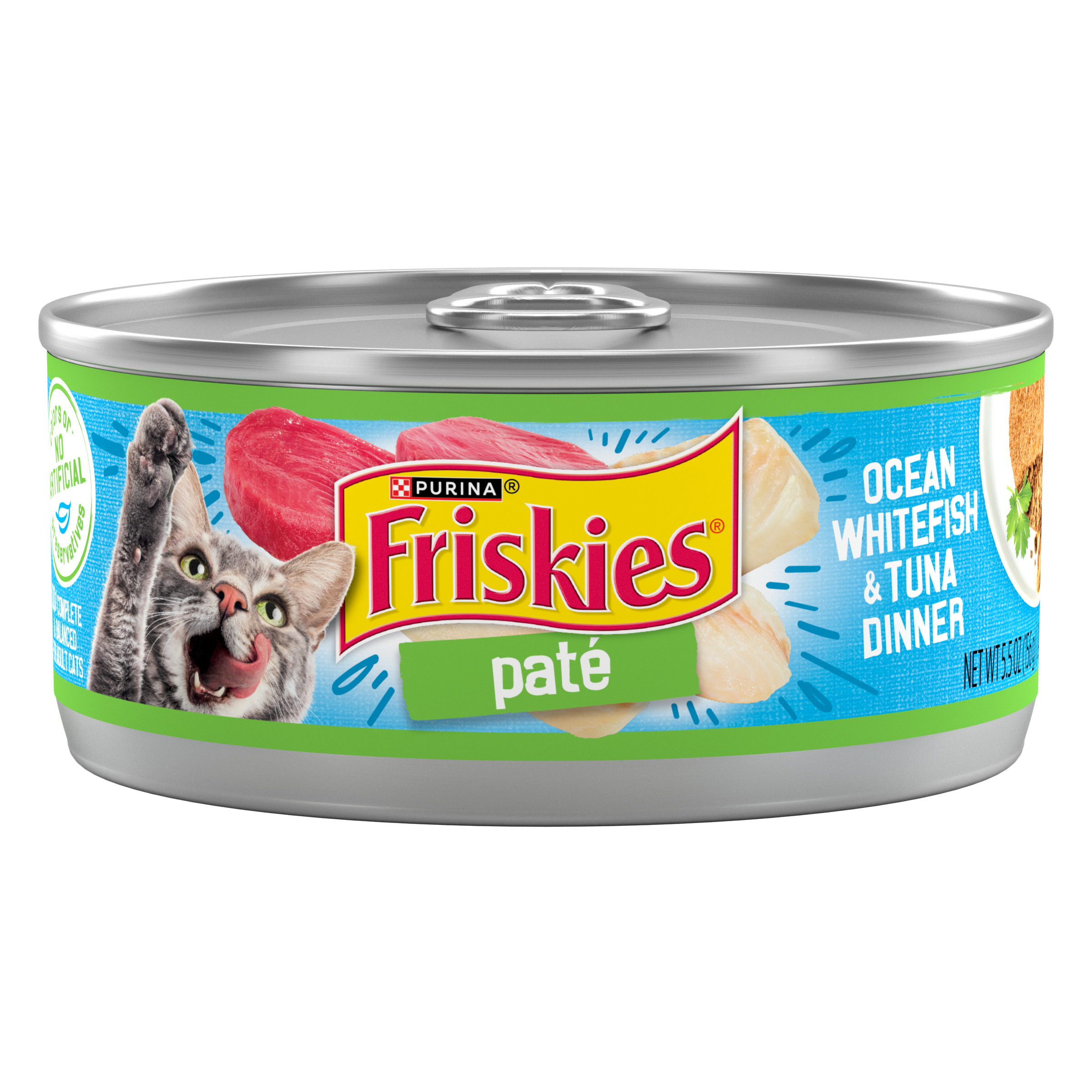 Friskies Ocean Whitefish And Tuna Pate Friskies Paté Ocean