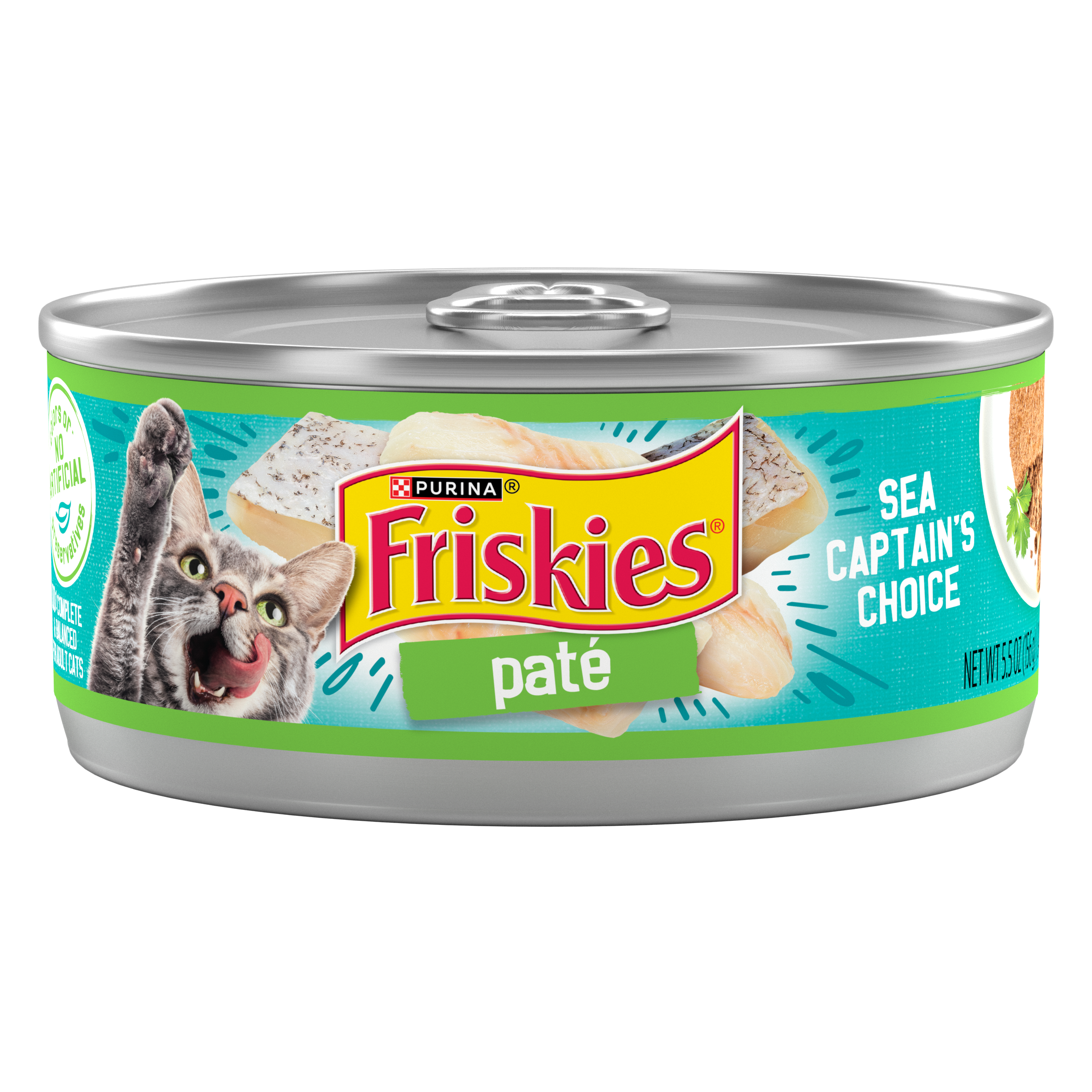 Friskies Pate Sea Captains Choice Canned Cat Food Friskies Pate Sea Captains Choice Canned Cat Food