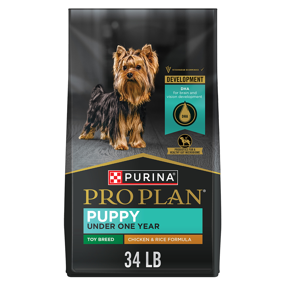 Purina Pro Plan Chicken & Rice Formula Toy Breed Dry Puppy Food