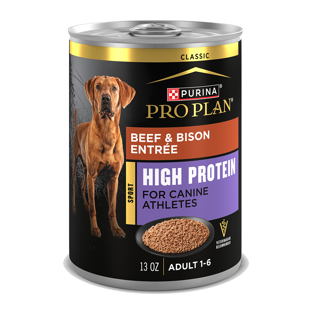 Pro Plan Sport High Protein Beef Bison Wet Dog Food Purina US