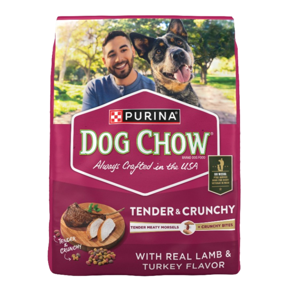 Dog Chow Tender Crunchy Lamb Turkey Dry Dog Food Purina US