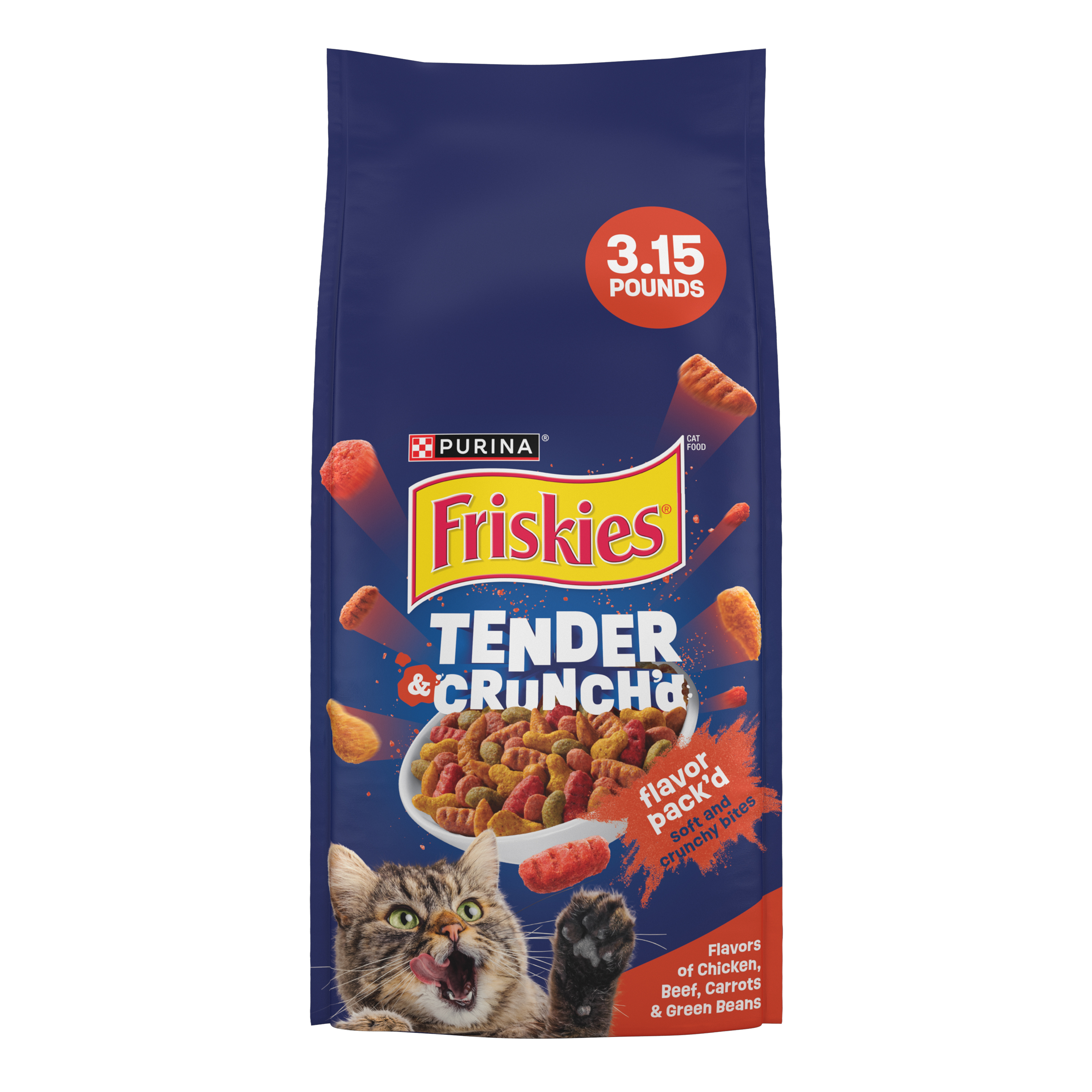 Friskies Tender and Crunchy Combo Dry Cat Food