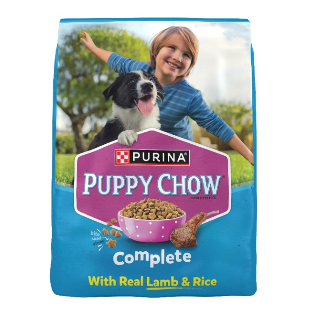 Puppy Chow Complete Real Lamb Rice Dry Dog Food Purina US