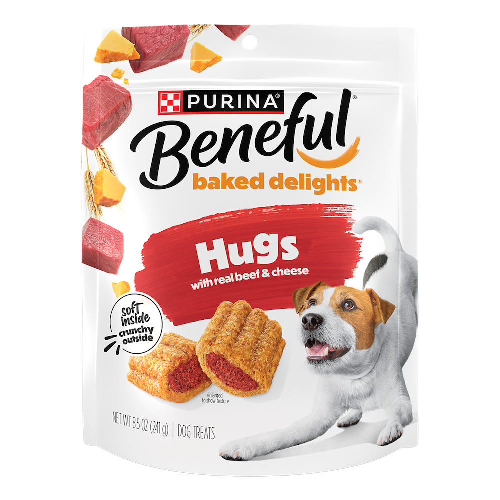 Beneful Baked Delights Hugs With Real Beef & Cheese Dog Treats Beneful Baked Delights Hugs With Real Beef & Cheese Dog Treats