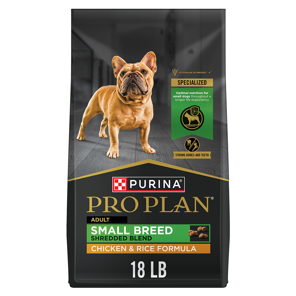 Pro Plan Adult Small Breed Shredded Blend Chicken & Rice Formula