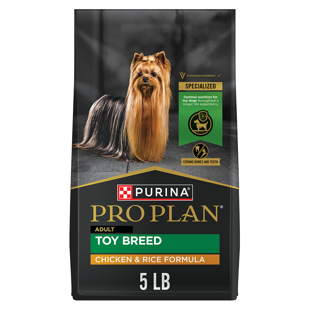 Purina Pro Plan Chicken & Rice Formula Toy Breed Dry Dog Food