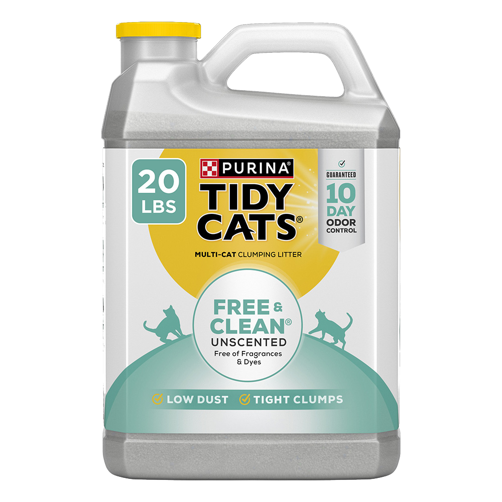 Tidy Cats Free Clean Unscented Clumping Cat Litter Purina US