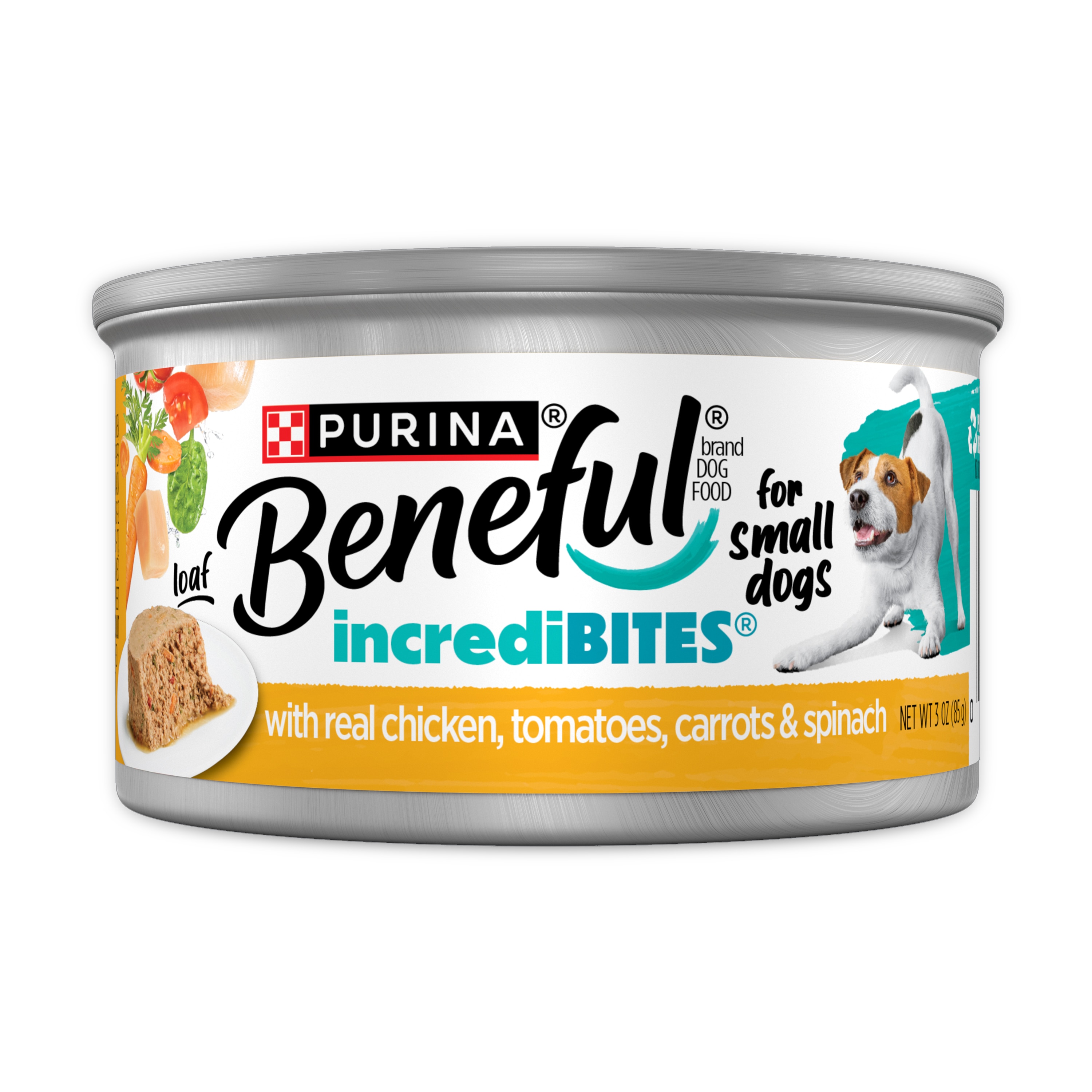 Beneful IncrediBites Chicken Loaf Paté Wet Small Dog Food Purina US