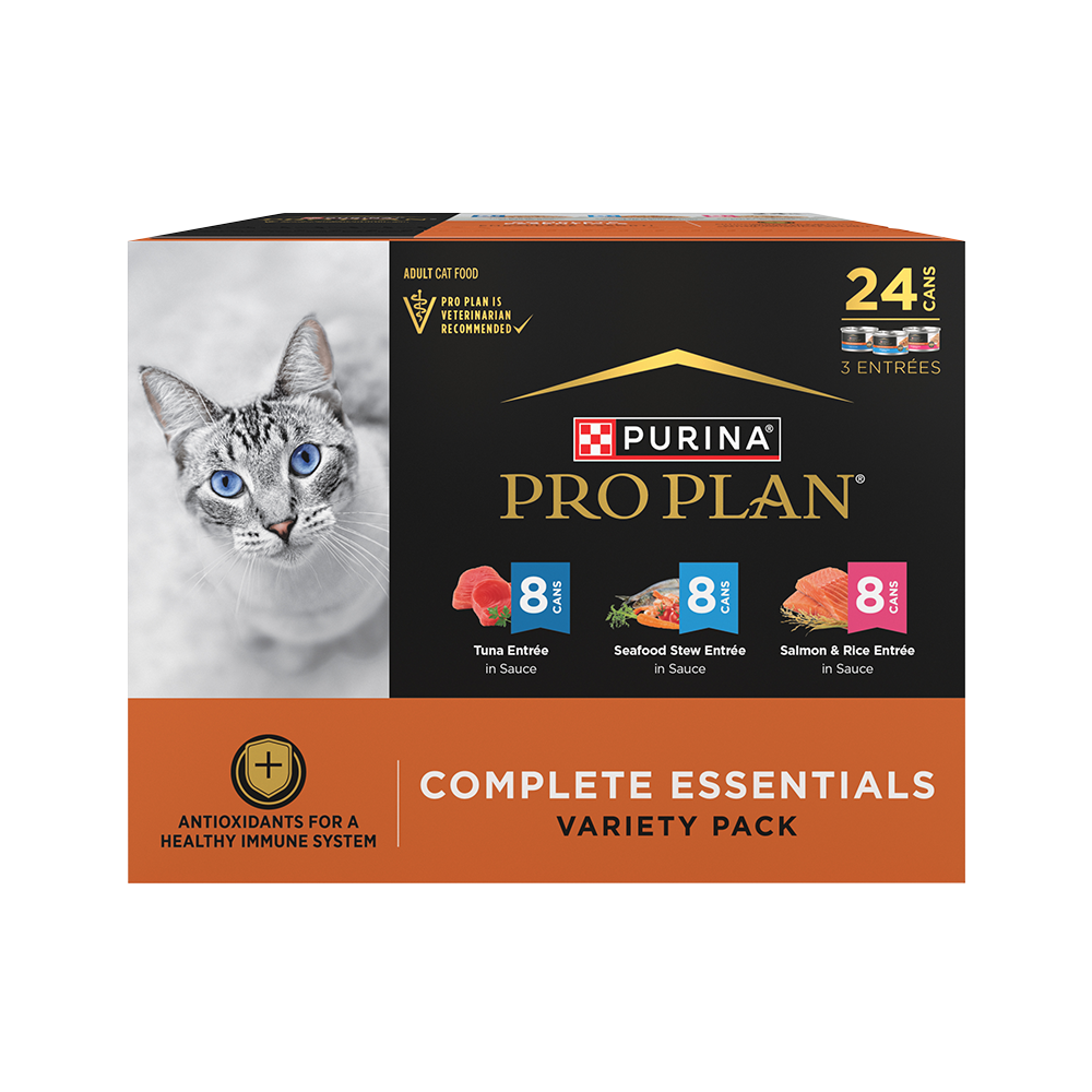 Pro Plan Complete Essentials Seafood Var Pk Wet Cat Food Purina US - Main Image